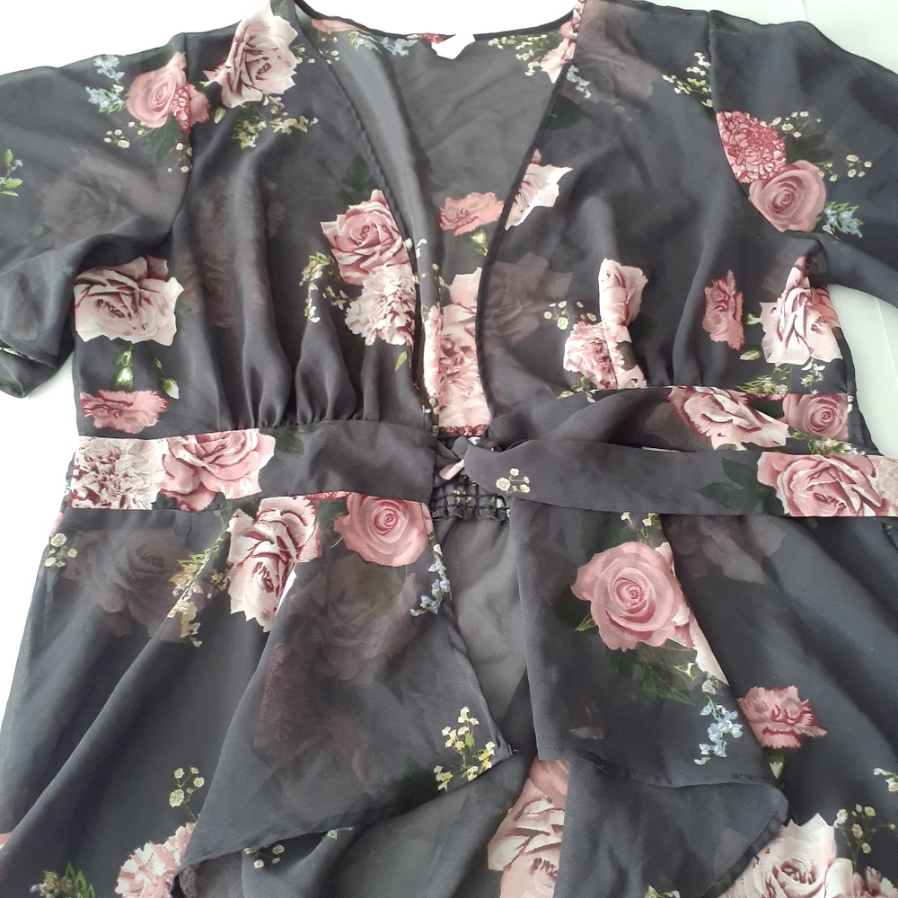 Floral Kimono Wrap